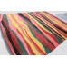 R372 Superb Bold striped Tibetan Woolen Area Rug 9' x 12' Handmade in Nepal